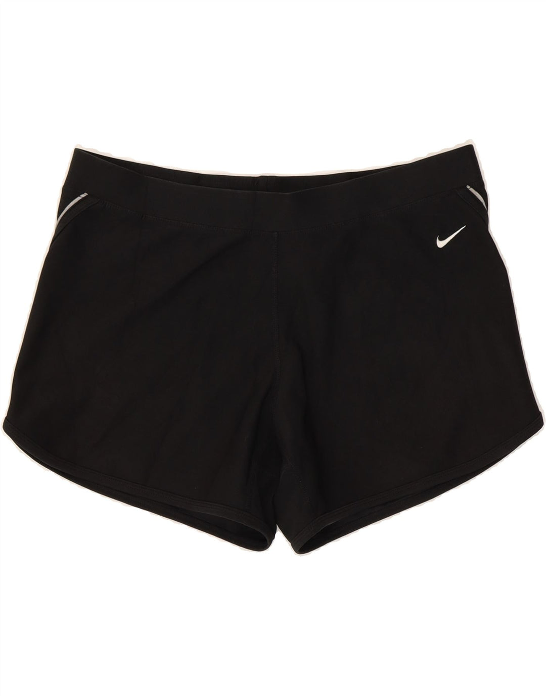 NIKE Womens Sport Shorts US 4/6 Small  Black Polyester Vintage Nike and Second-Hand Nike from Messina Hembry 