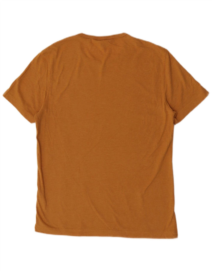 Penguin Herre T-Shirt Top Medium Gul Bomuld