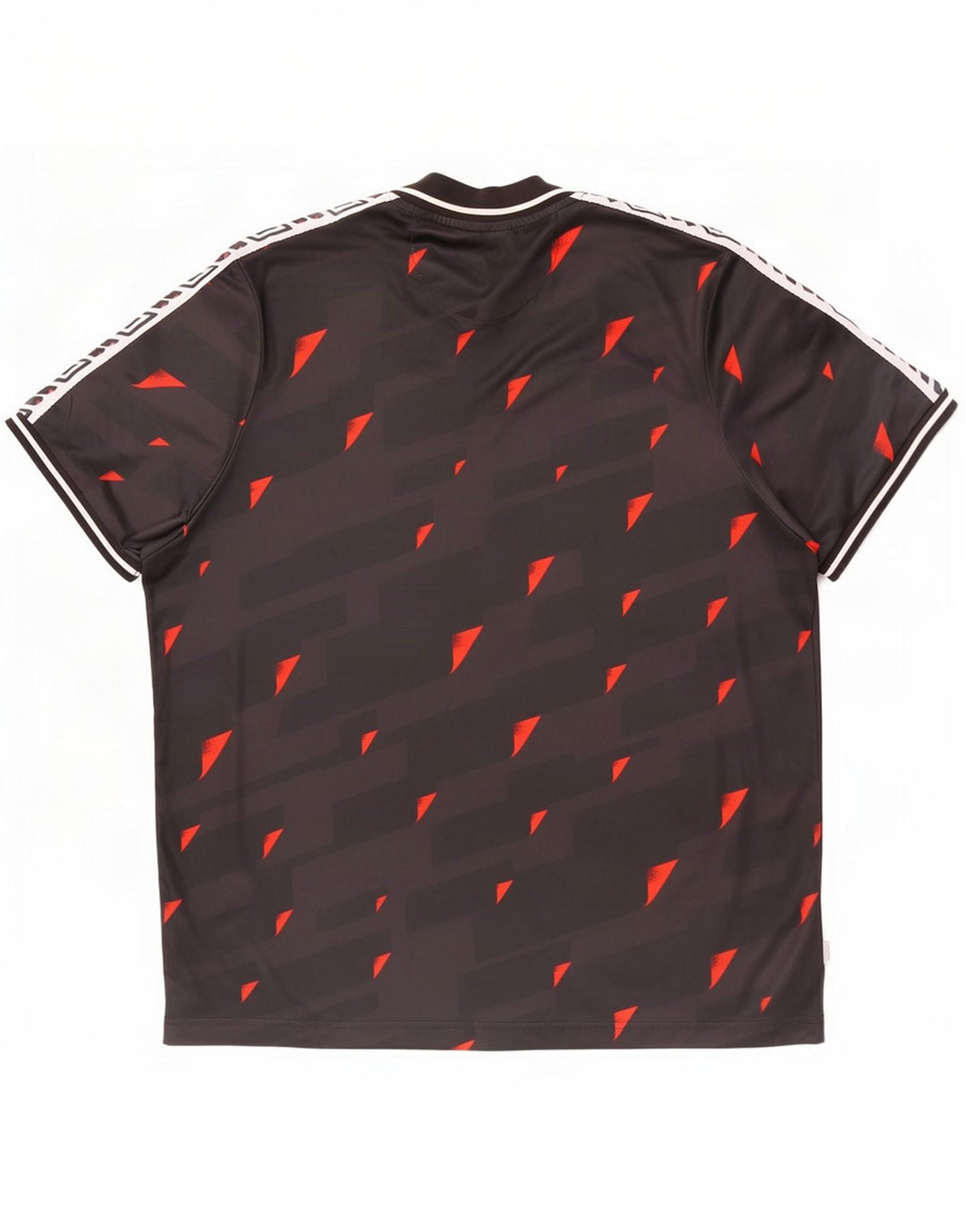 Umbro Herre Grafisk T-Shirt Top 2XL Sort Geometrisk Polyester