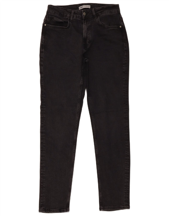 Zara Herre Slim Jeans EU 40 Medium W31 L31 Sort Bomuld