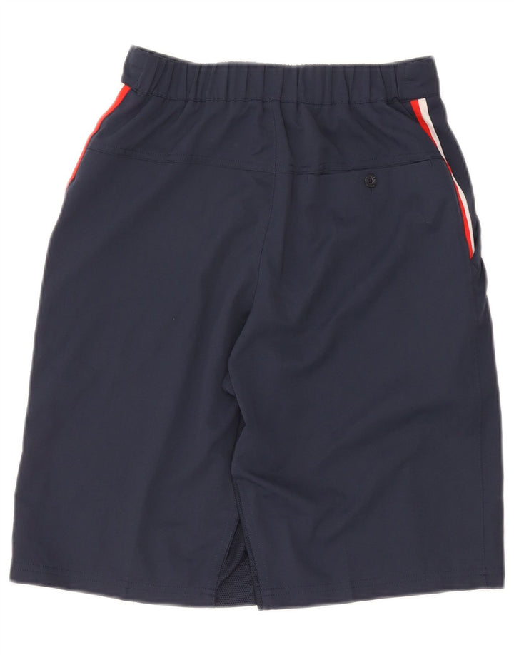 Nike Dame Dri Fit Chino Shorts XS W25 Marineblå polyester