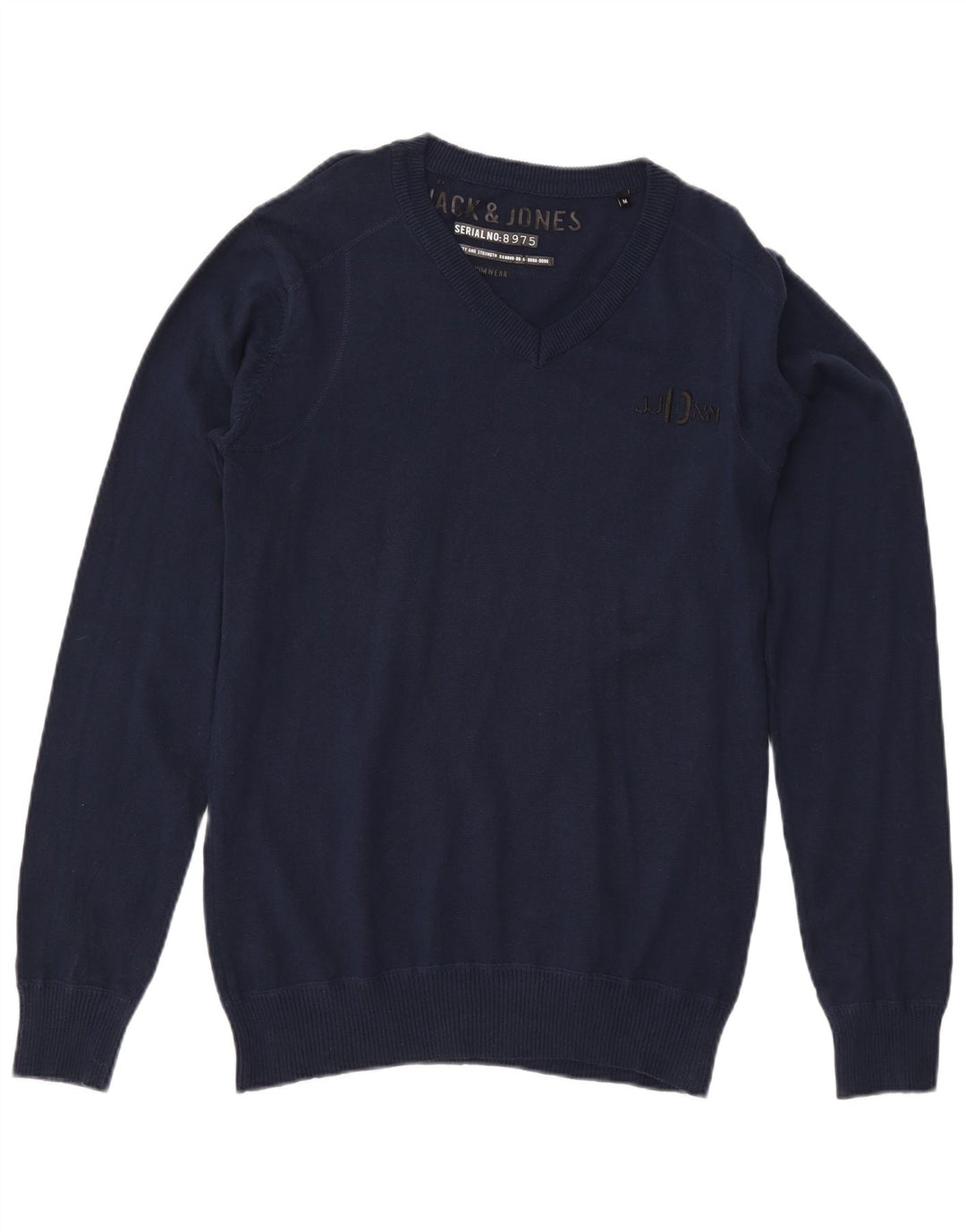 Jack & Jones Herre V-hals sweater Medium Marineblå Bomuld