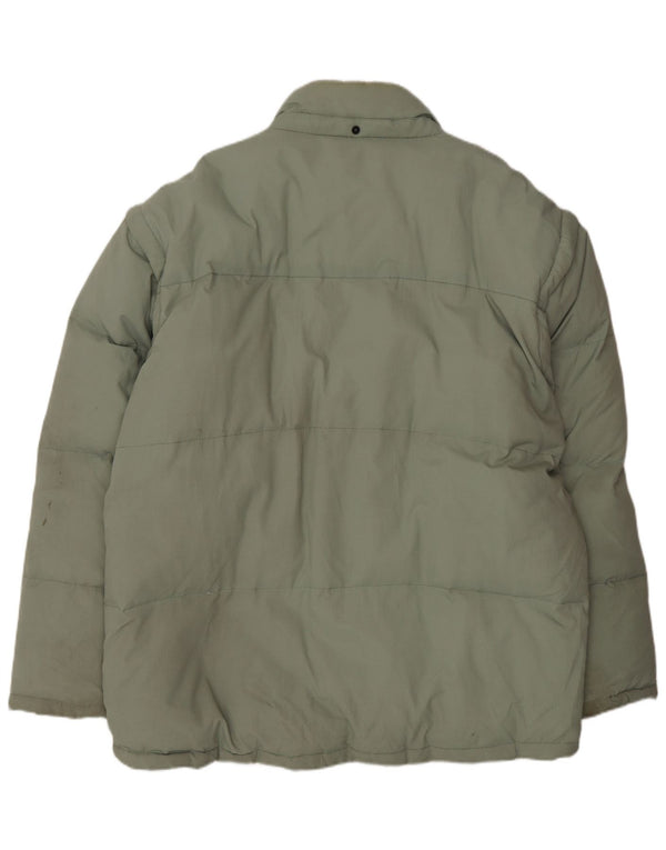 The North Face Herre polstret jakke UK 44 2XL Grøn polyamid