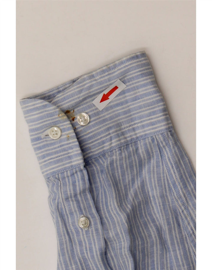 Massimo Dutti Herreskjorte XL Blå nålestribet