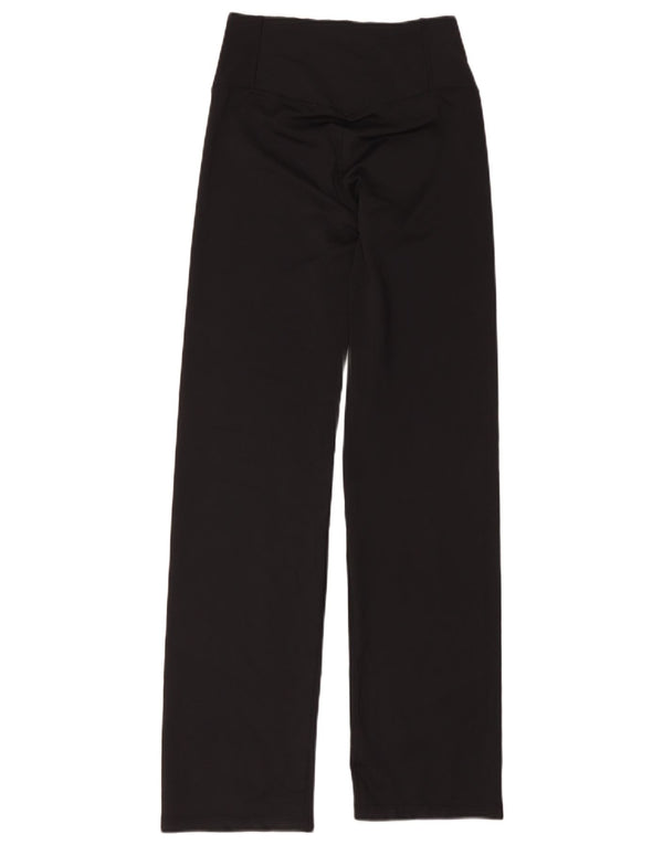 Nike Womens Dri Fit Tracksuit Trousers UK 12 Medium Black