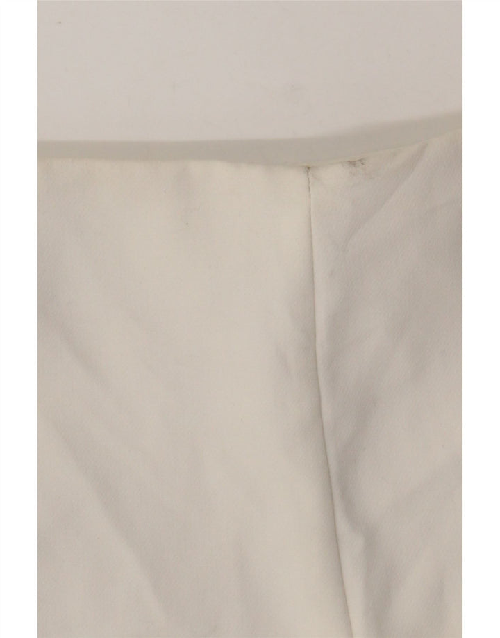 ZARA Højtaljede Casual Shorts til kvinder Small W26 White