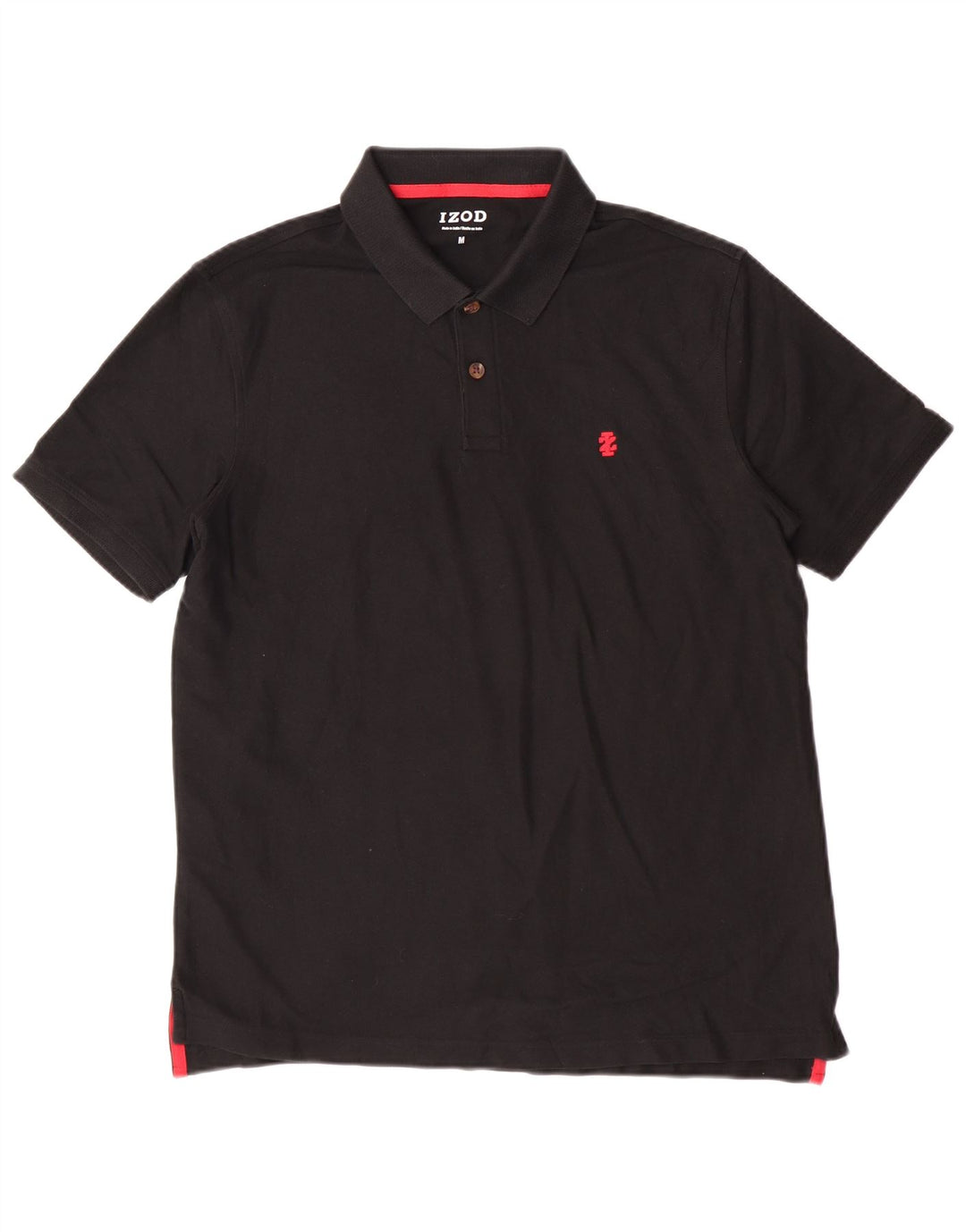 Izod Herre poloshirt Medium Sort Bomuld