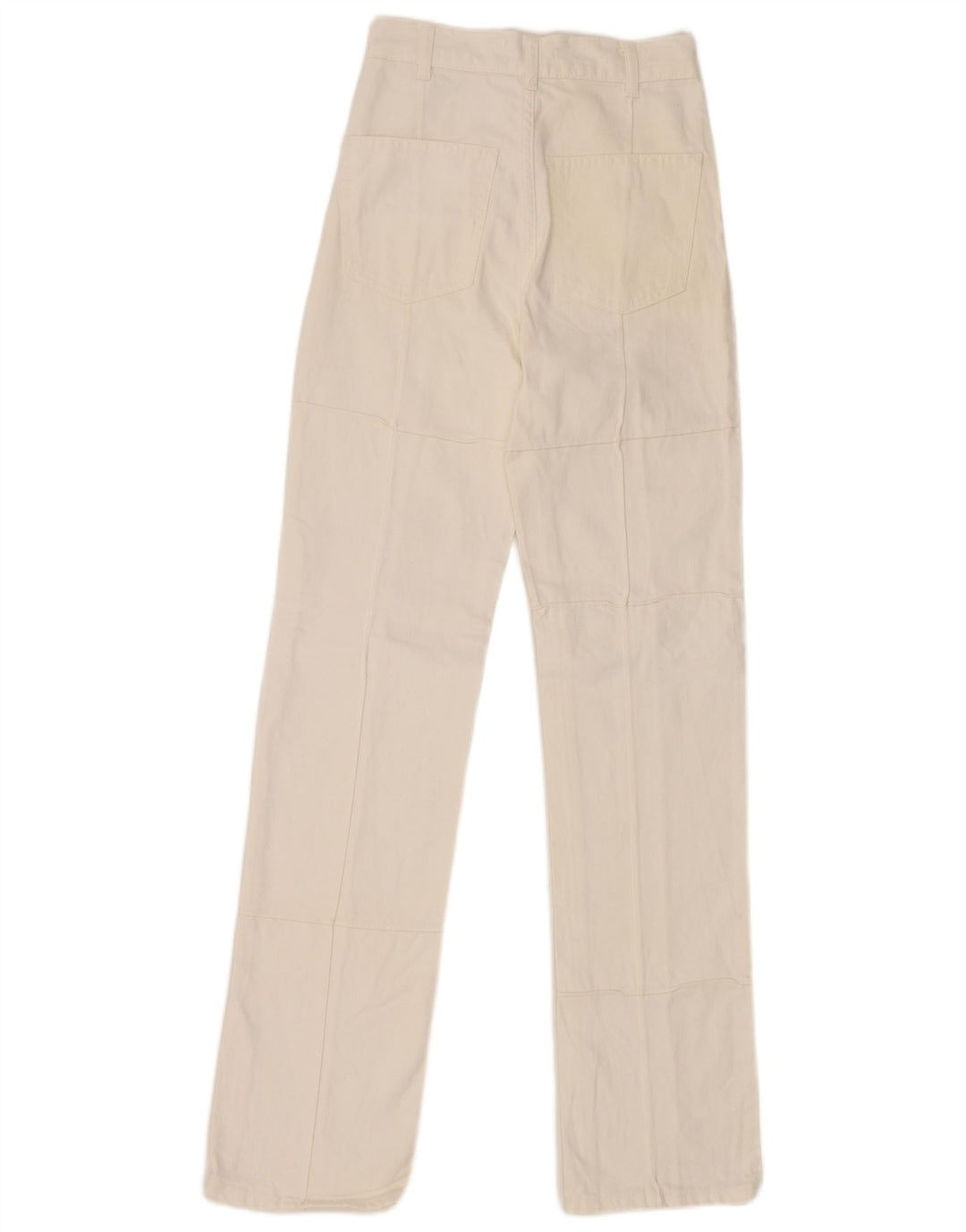 Zara Dame Straight Jeans EU 32 2XS W22 L31 Hvid