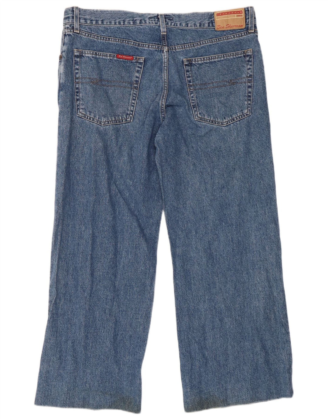 BEN SHERMAN Mens Loose Jeans W36 L26 Blue Cotton