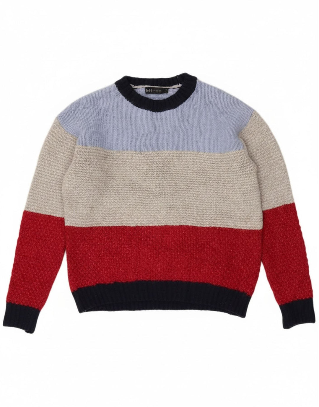 Marks & Spencer Dame Boat Neck Jumper Sweater UK 6 XS Flerfarvet