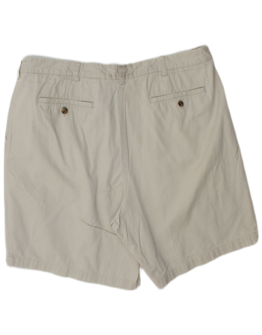 EDDIE BAUER Herre Pegged Chino Shorts W40 XL Hvid Bomuld