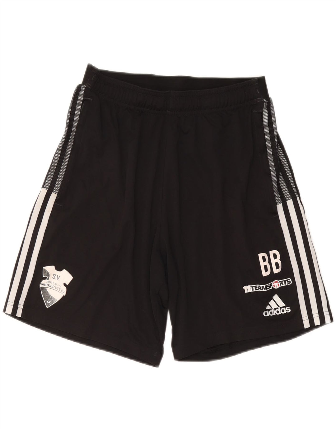 ADIDAS Aeroready grafiske sportsshorts til mænd, store sorte polyester
