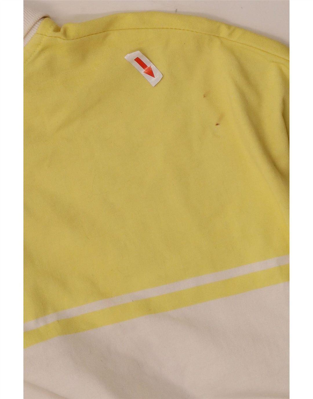 Sergio Tacchini Mens Polo Shirt Medium White Colourblock Cotton