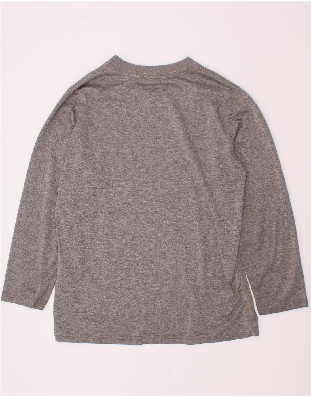 Nike Boys Dri Fit grafisk top langærmet 8-9 år lille grå polyester