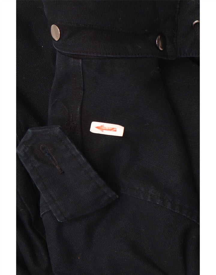 Carhartt Herre Hooded Parka Jacket UK 38 Medium Black Bomuld