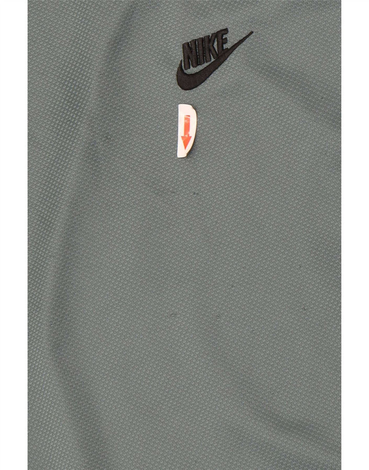 Nike T-shirt top mellem grøn farveblok polyester