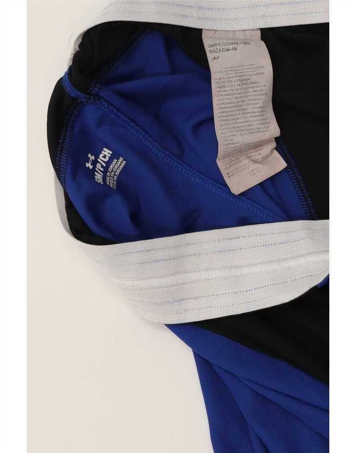Under Armour Herre sportsshorts Small Blue Colourblock Polyester