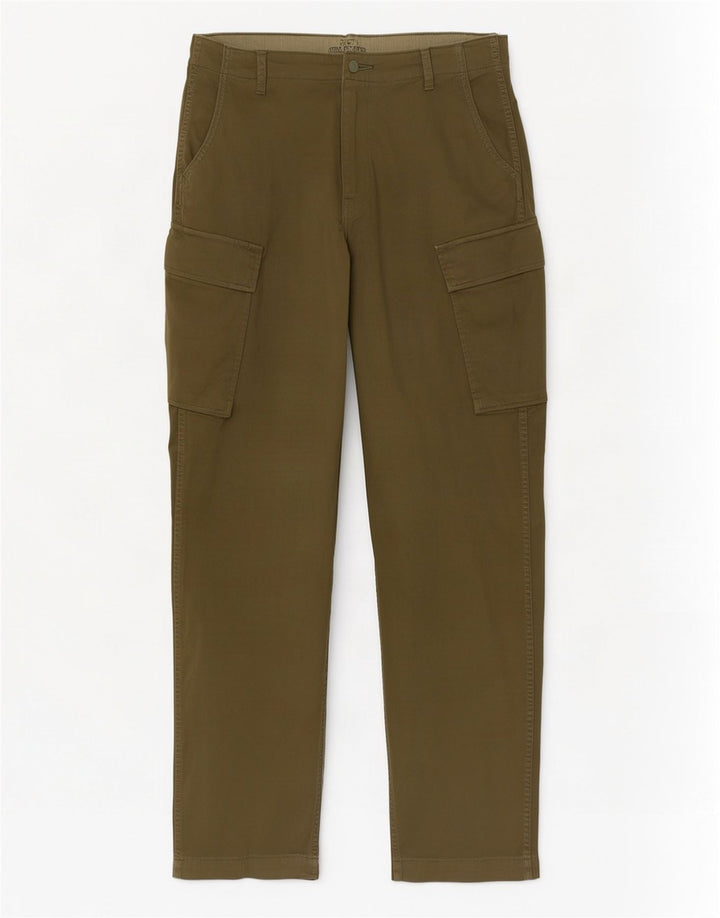 Levi's Herre tilspidsede Cargo-bukser W36 L32 Khaki Bomuld