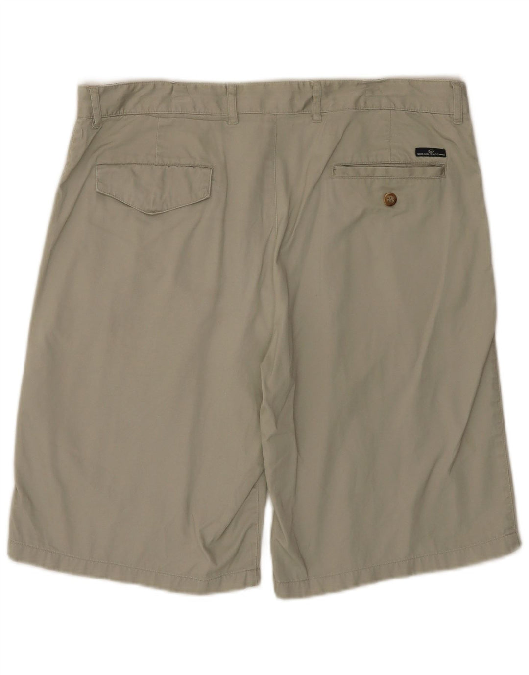 Sergio Tacchini Herre Chino Shorts IT 52 XL W34 Grå Bomuld