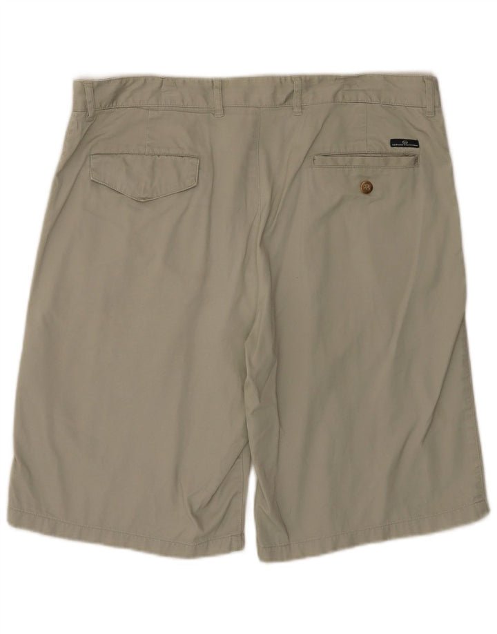 Sergio Tacchini Herre Chino Shorts IT 52 XL W34 Grå Bomuld