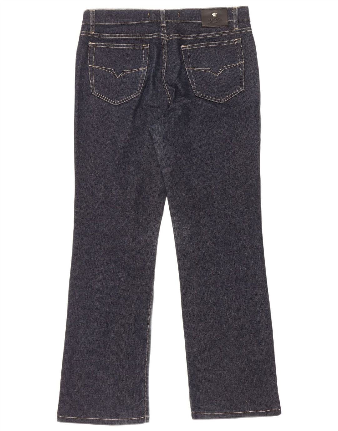 Versace Herre Ittierre Straight Jeans W34 L30 Marineblå Bomuld