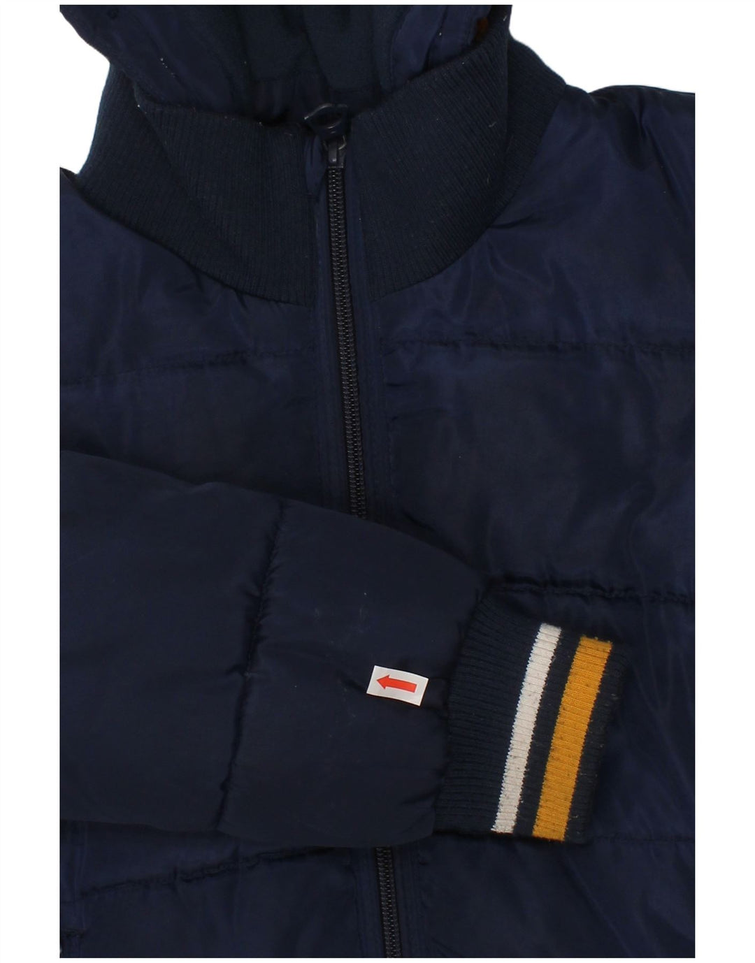 Levi's Boys grafisk polstret hættejakke 7-8 år marineblå polyester