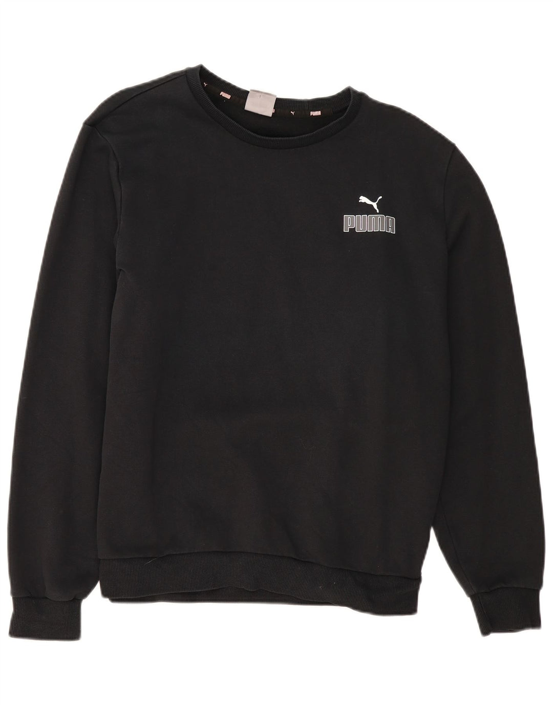 Puma Herre Grafisk Sweatshirt Jumper Stor Sort Bomuld