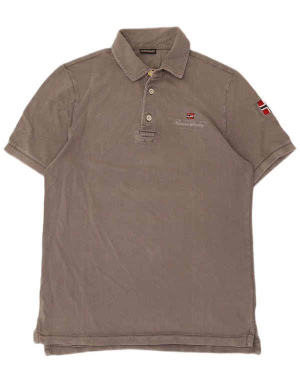 Napapijri herre poloshirt mellemgrå bomuld