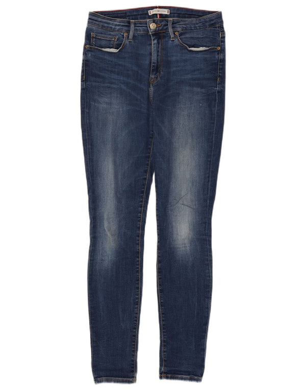 Tommy Hilfiger Dame Como Skinny Jeans W27 L28 Blå Bomuld