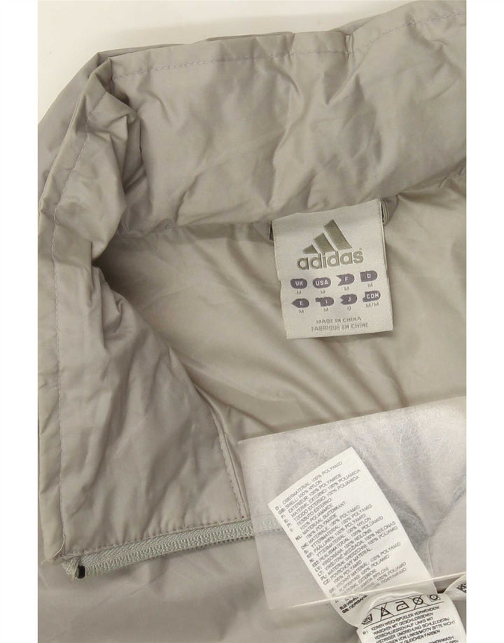 Adidas Regnjakke til mænd UK 38 Medium Grå Nylon