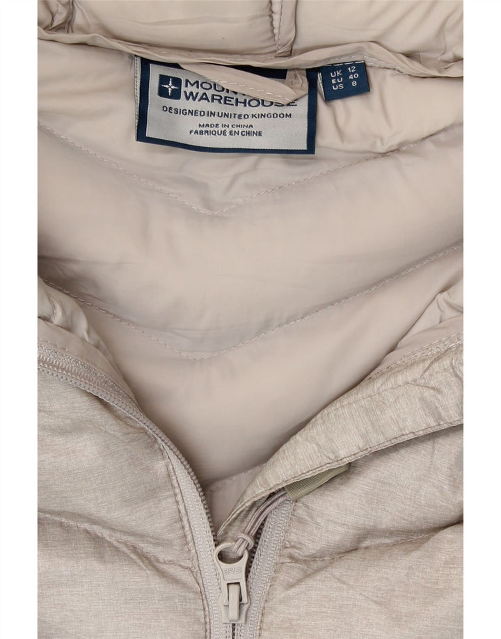 Mountain Warehouse Dame hættejakke UK 12 Medium Beige Polyester