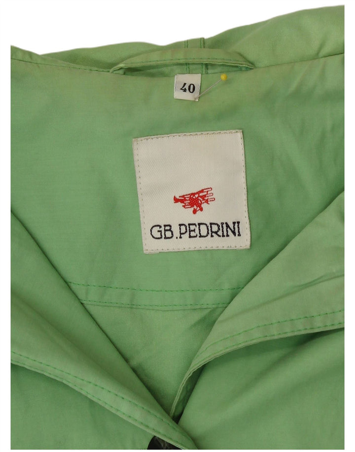 DK.PEDRINI Dame Hætte Oversized Utility Jacket IT 40 Lille Grøn