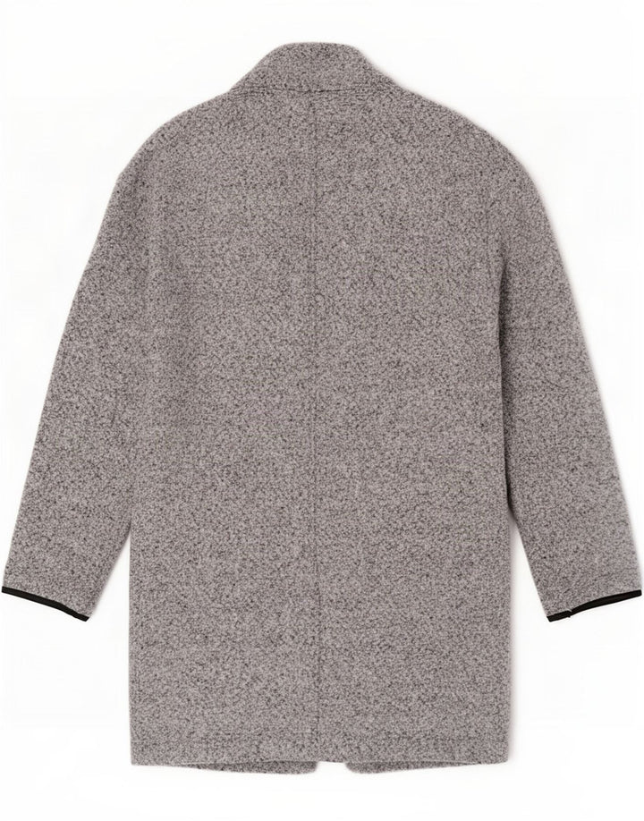 Marks & Spencer Dameoverfrakke UK 8 Small Grå Flecked Polyester