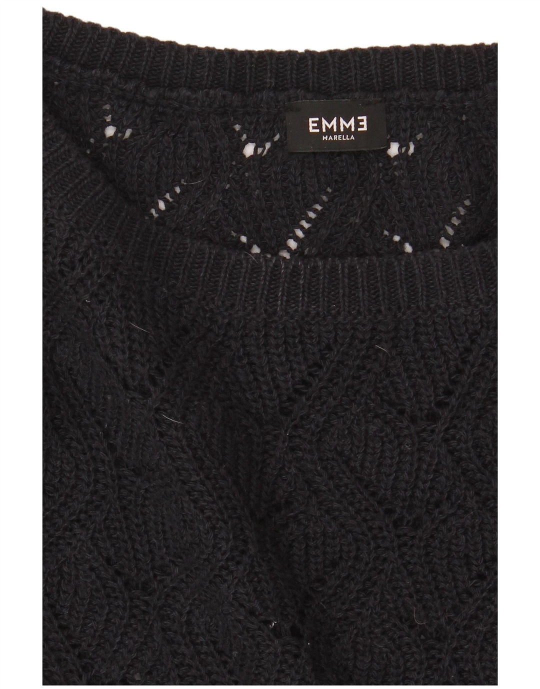 Emme Dame Boat Neck Jumper Sweater UK 14 Medium Sort