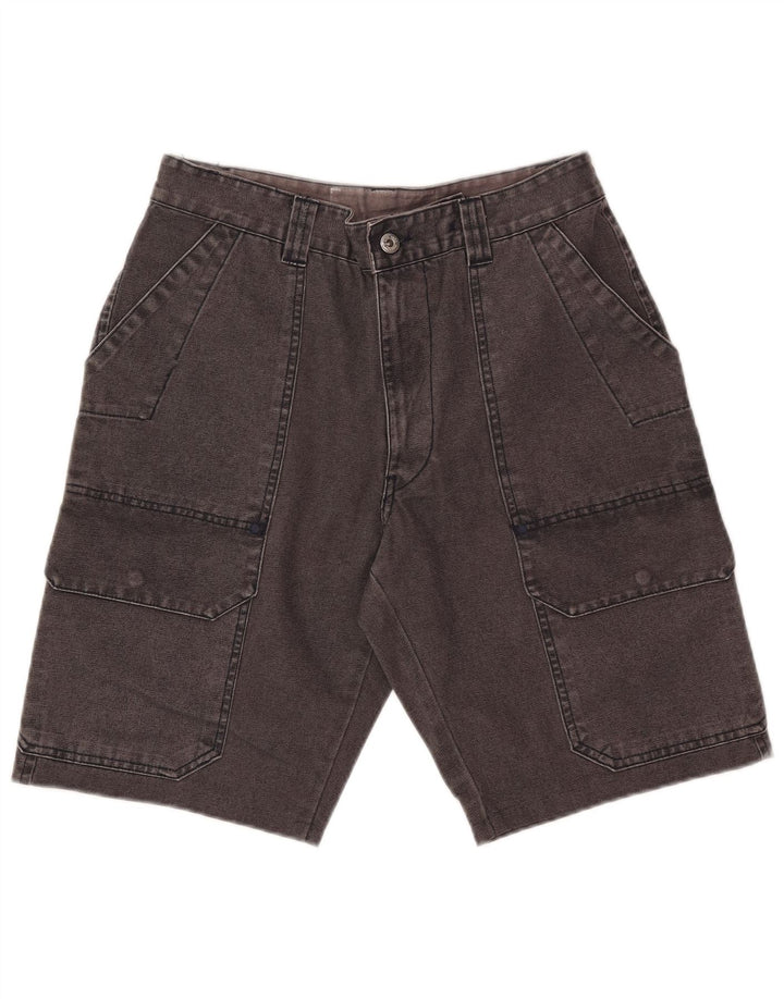 Murphy & Nye Herre Denim Cargo Shorts W32 Large Grå Bomuld