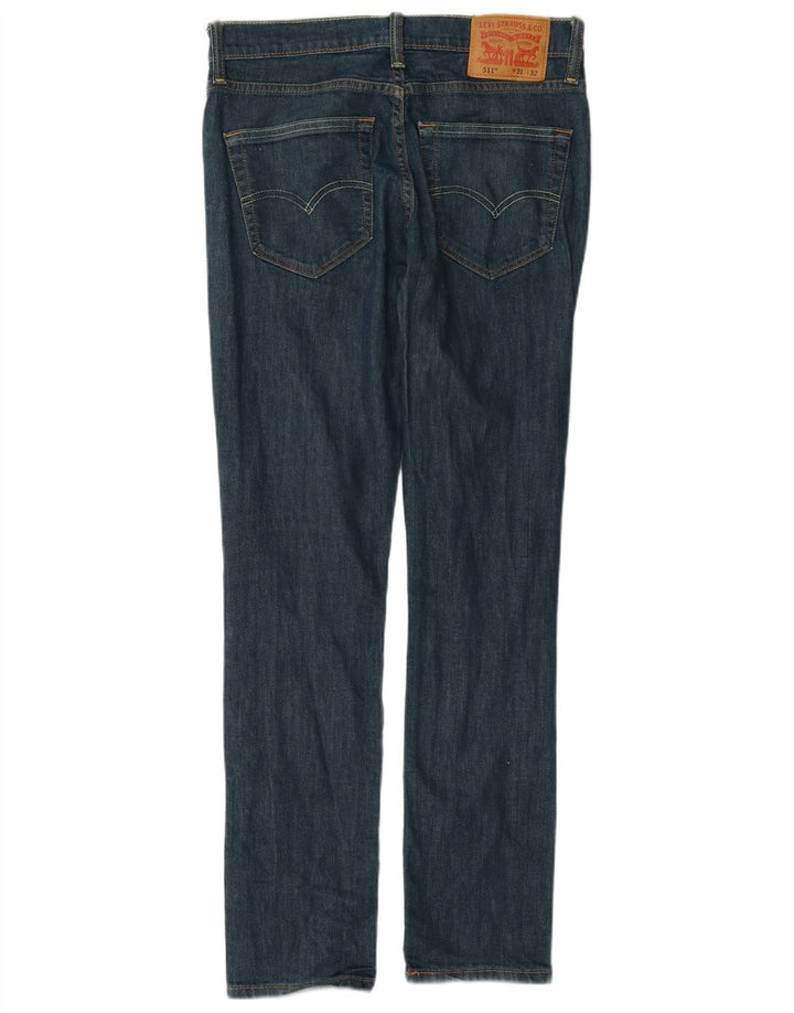 Levi's Herre 511 Slim Jeans W31 L32 Blå Bomuld
