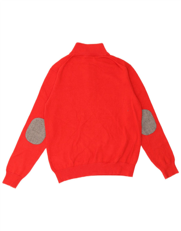 Gant Boys Zip Neck Sweater 14-15 år Rød Bomuld