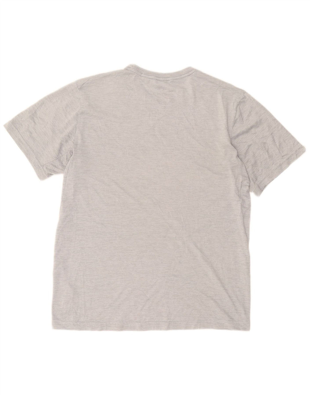 Nike Herre Dri Fit T-shirt Top Medium Grey Flecked Polyester