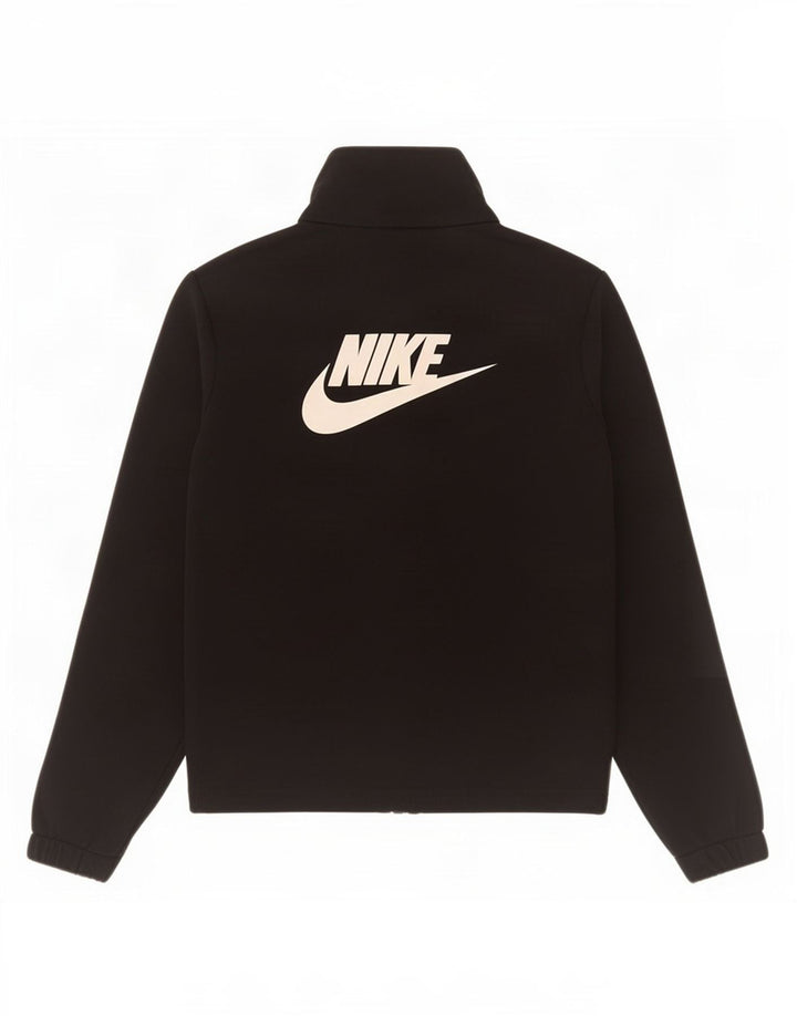 Nike drenge grafisk træningsdragt topjakke 8-9 år Lille sort polyester