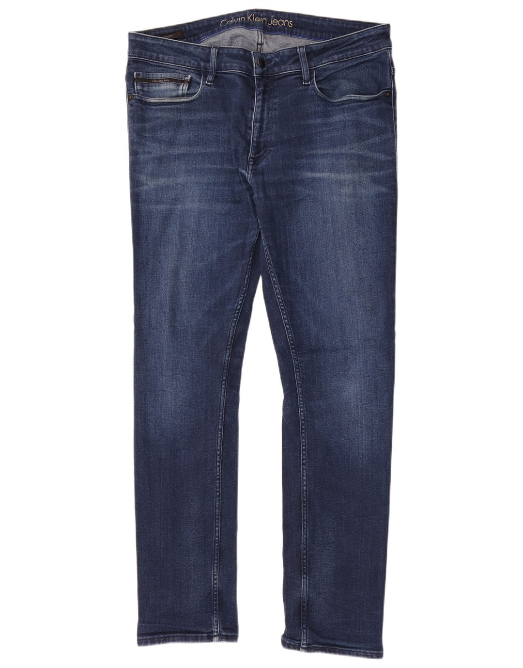 Calvin Klein Herre Slim Jeans W36 L32 Blå