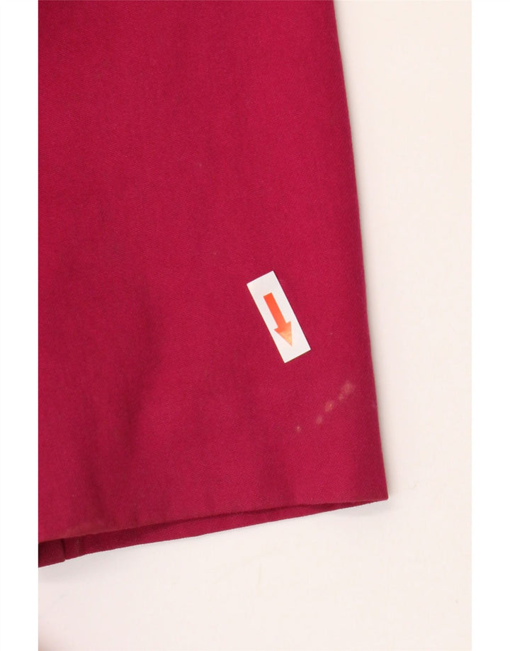 Vintage Dame Dobbeltradet Blazer Jacket UK 14 Medium Pink Viscose