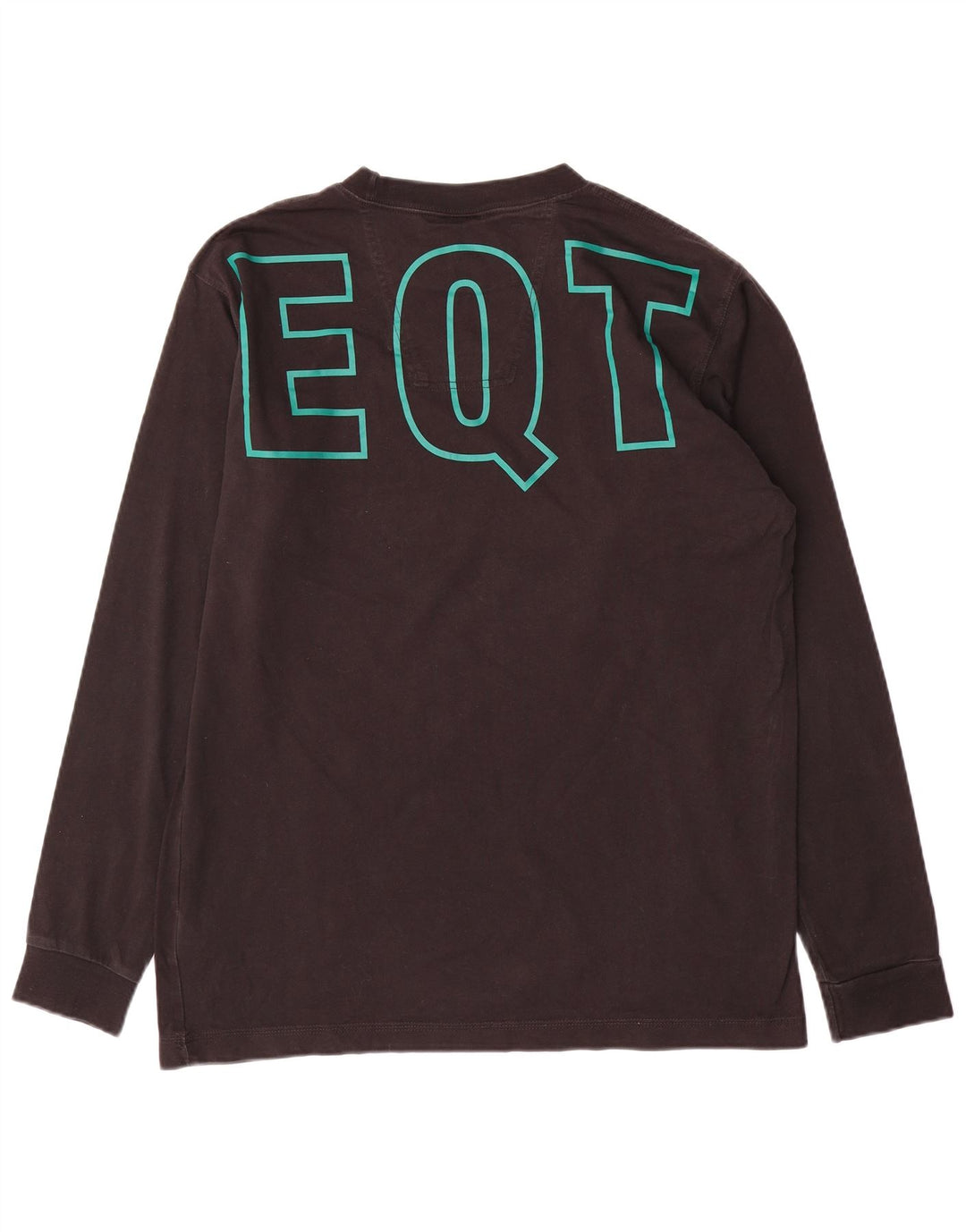 ADIDAS Grafisk Top Langærmet Herre Stor Sort Colourblock Bomuld