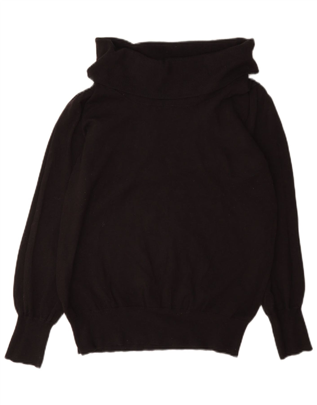 Marks & Spencer Dame Rullehals Sweater UK 16 Stor Brun Viscose