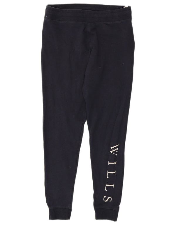 Jack Wills Grafisk træningsdragt til kvinder Joggers UK 12 Medium Navy Blue