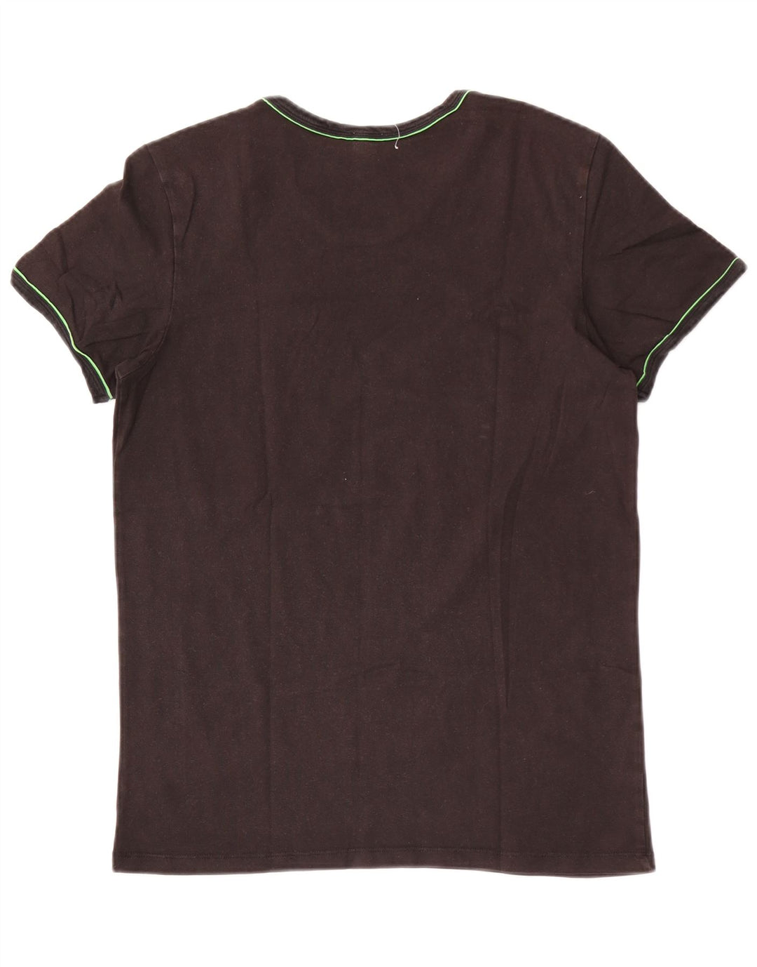 Diesel Herre T-Shirt Top Medium Sort Bomuld