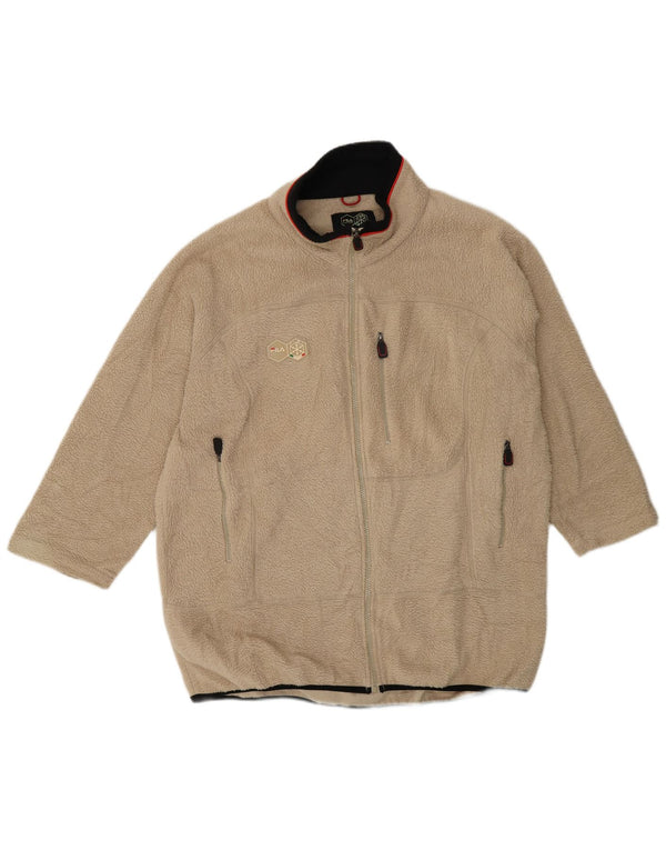 Fila Herre Fleecejakke UK 40 Large Beige