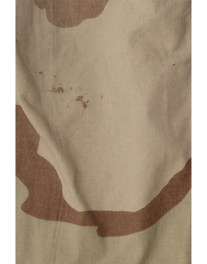 Vintage Herre Regular Fit Cargo Bukser Medium W34 L31 Beige Camouflage