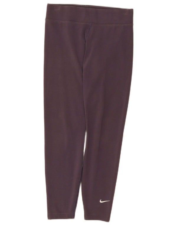Nike Dame Leggings UK 10 Lille Lilla Bomuld