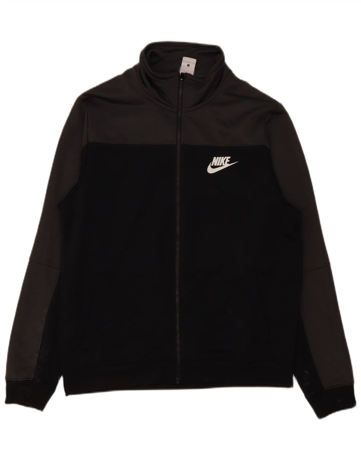 Nike træningsdragt til mænd, topjakke, stor grå farveblok polyester