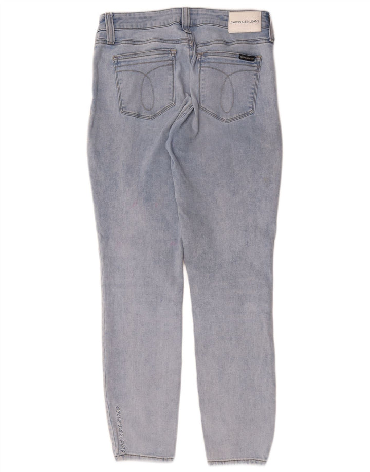 Calvin Klein Dame Slim Jeans W30 L27 Blå Bomuld